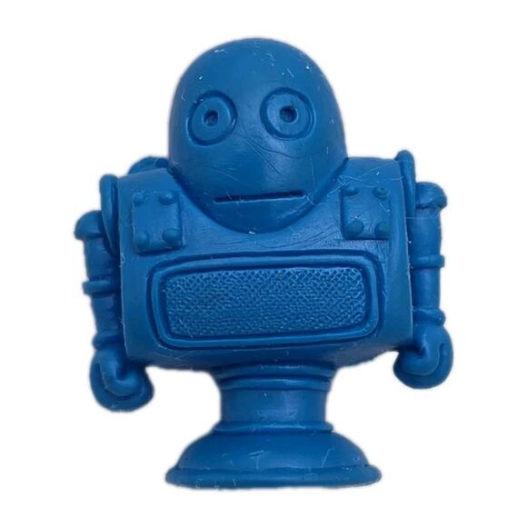 Vintage Dr. Slump Arale Chan Keshi Eraser Figure Barberman 48FBlue - Picture 1 of 3